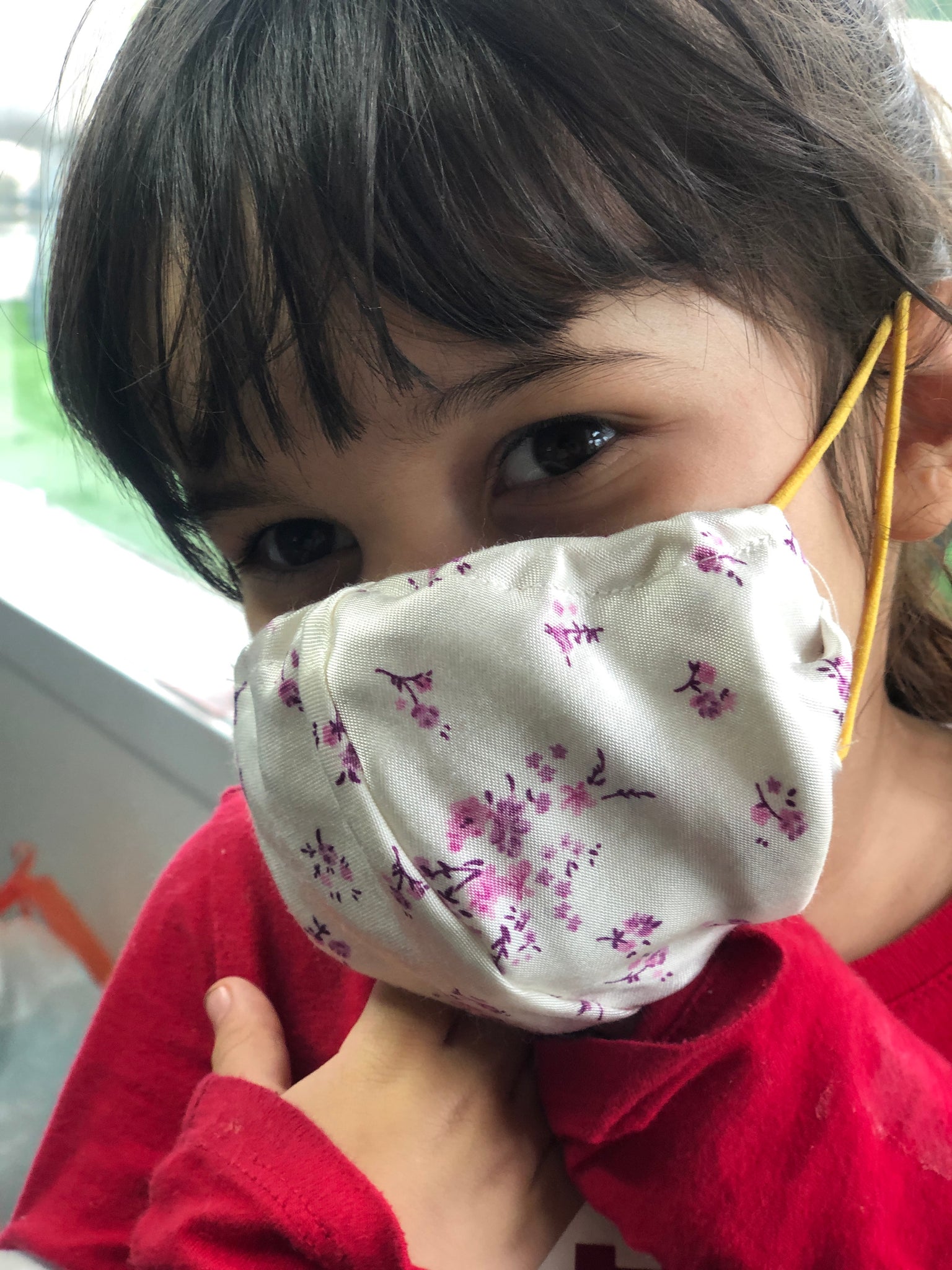 Little girl face mask