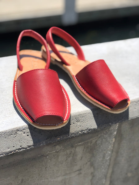 DULCE VITA RED SANDALS