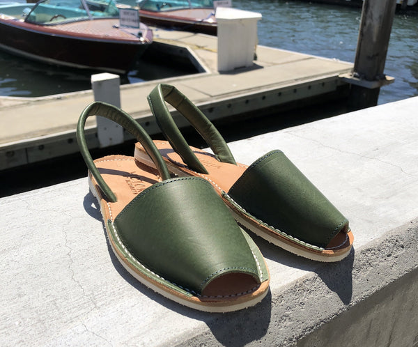 DULCE VITA GREEN SANDALS