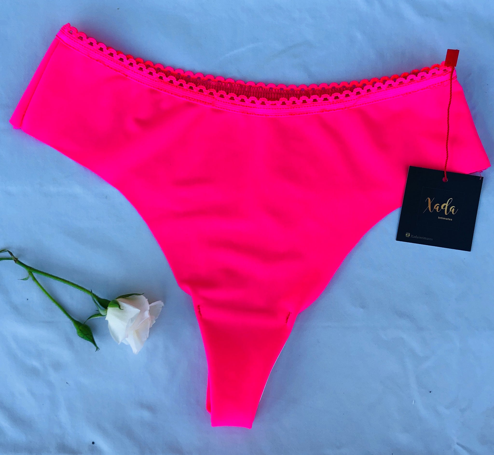 NEON PINK THONG