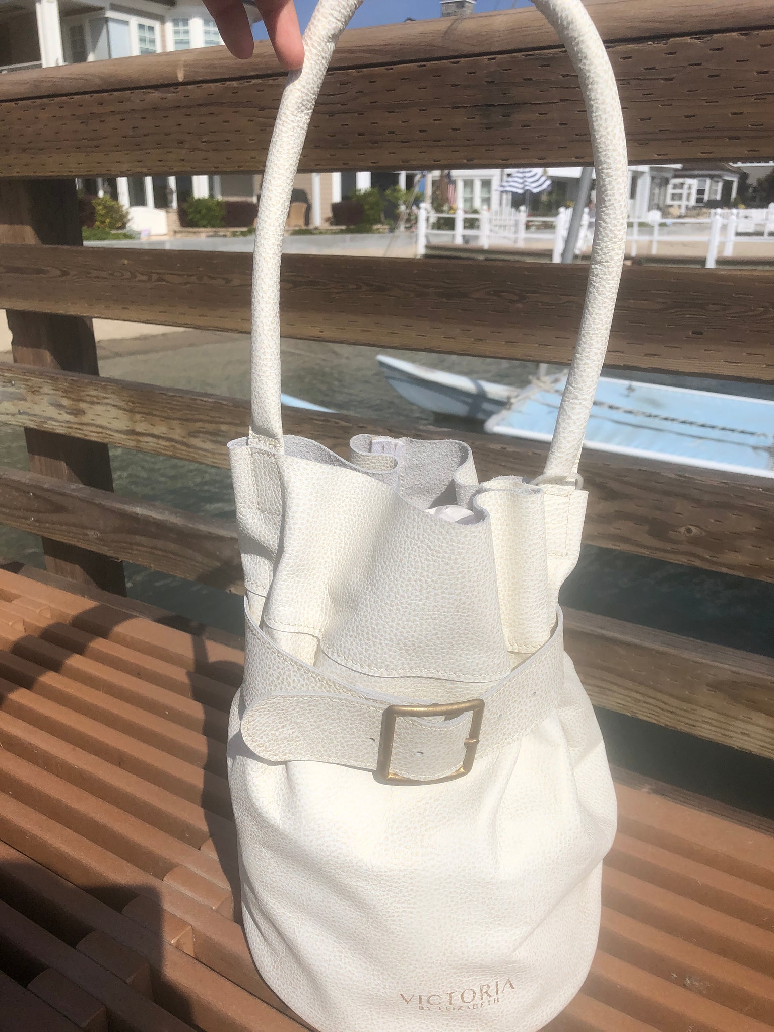 WHITE TOTE BAG