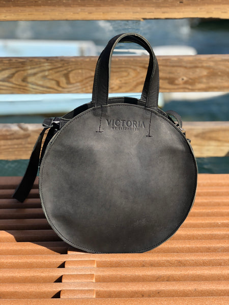 ROUND BLACK BAG