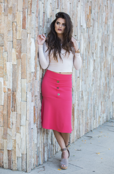 KEREN SKIRT CORAL