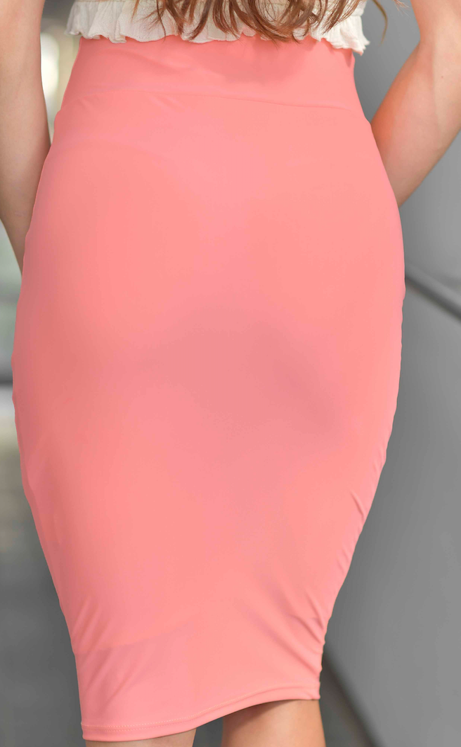 PINK PENCIL SKIRT